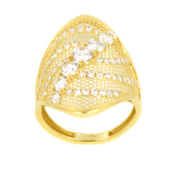 Anillo oro 18 kilates circonitas