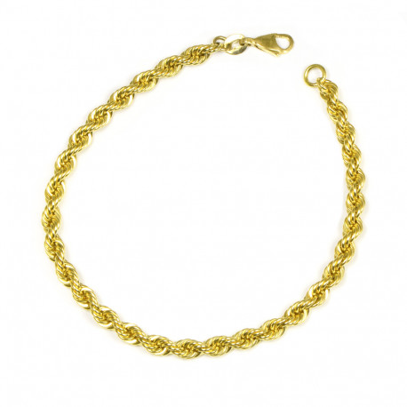 Pulsera oro 18 kts hombre tipo cordón