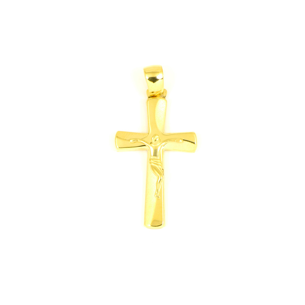 Cruz oro 18 kts cristo