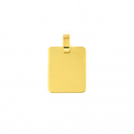 placa oro 18 klts llisa