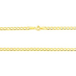 Cadena d'or 18 kts barbada semi massisa