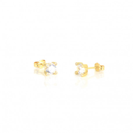 Arracades circonita or groc 18 kts