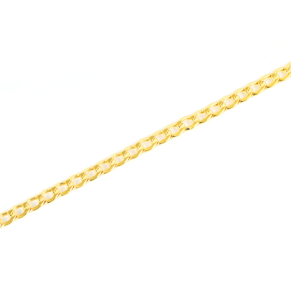 Pulsera oro 18 kts hombre barbada