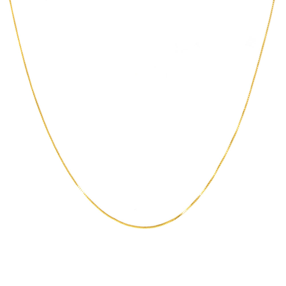 Cadena de oro veneciana 18 kts maciza