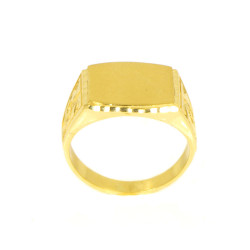 Anillo hombre oro  18 kilates sello