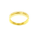 Anillo oro 18 kilates circonitas