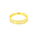 Anillo oro 18 kilates circonitas