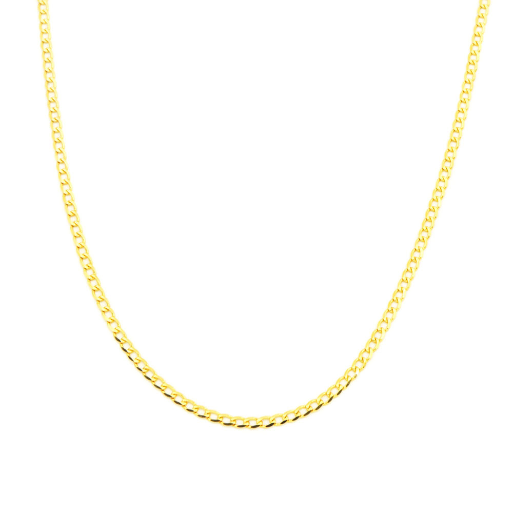 Cadena de oro 18 kts barbada maciza