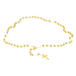 Rosario oro amarillo 18kts gargantilla