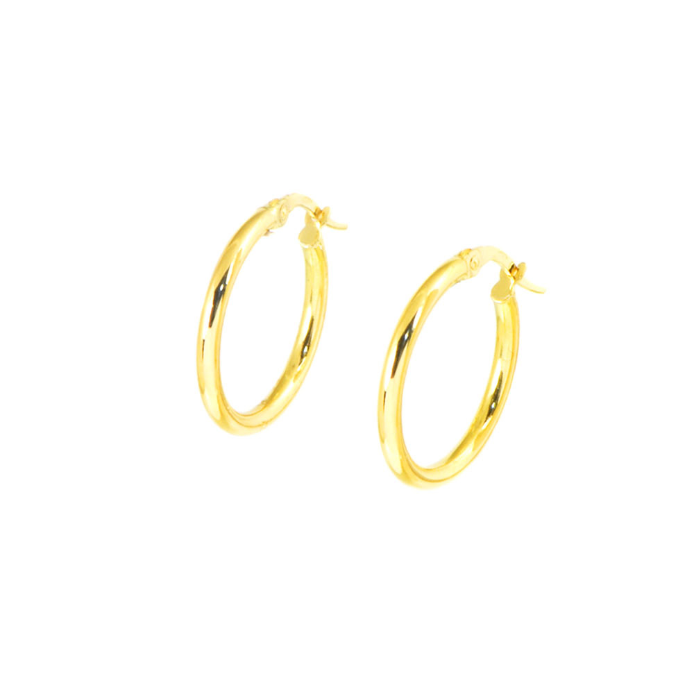 Pendientes oro  amarillo18 kts aro