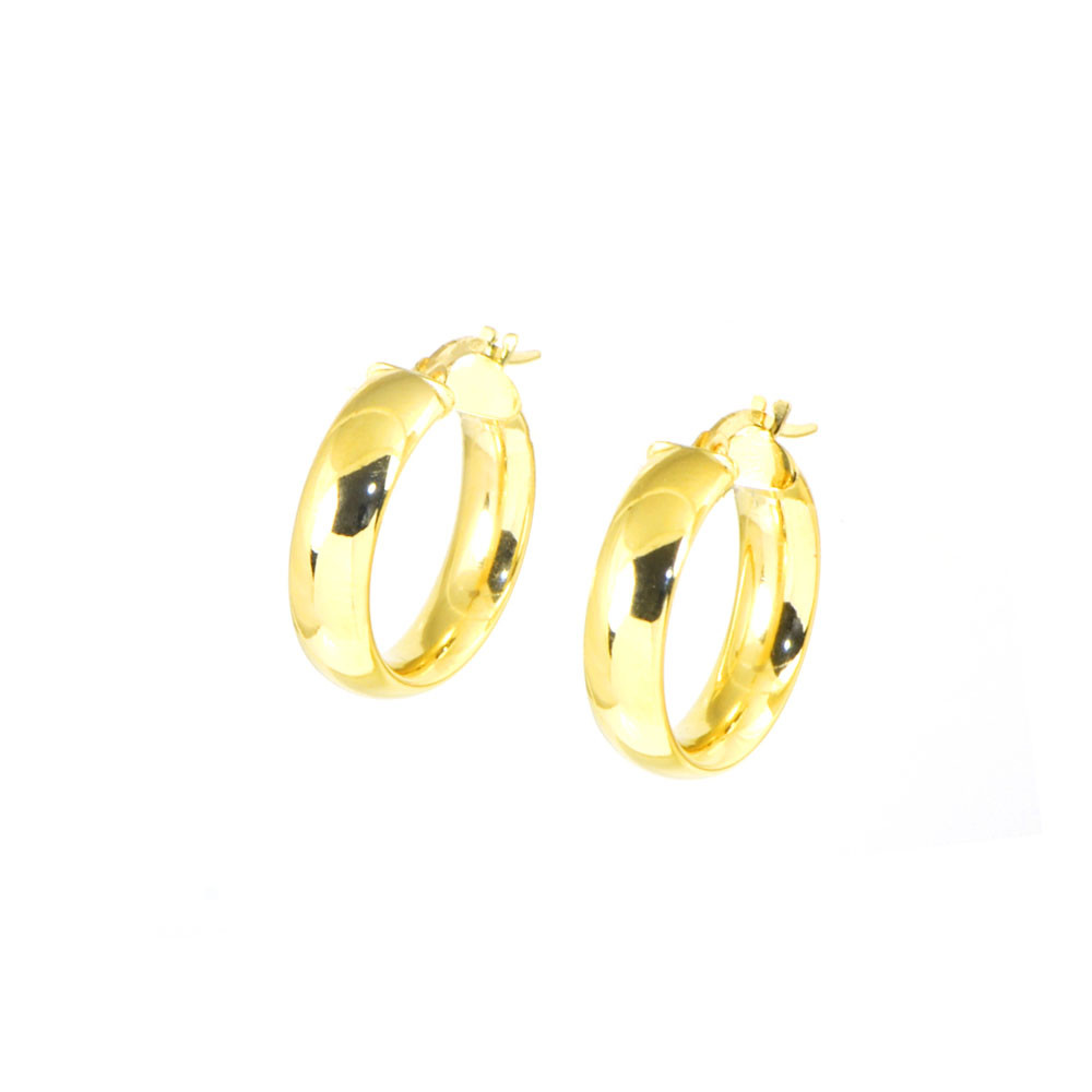 Pendientes oro  amarillo18 kts aro