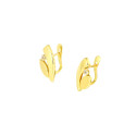 Pendientes oro 18 klts circonita