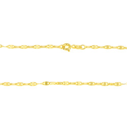 Cadena de oro 18 klts calabrote maciza