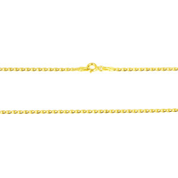 Cadena d'or 18 kts àncora massissa