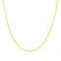 Cadena ancla forzada de oro 18 kts  maciza
