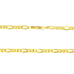 Cadena de oro 18 kts 3x1 4 milímetros