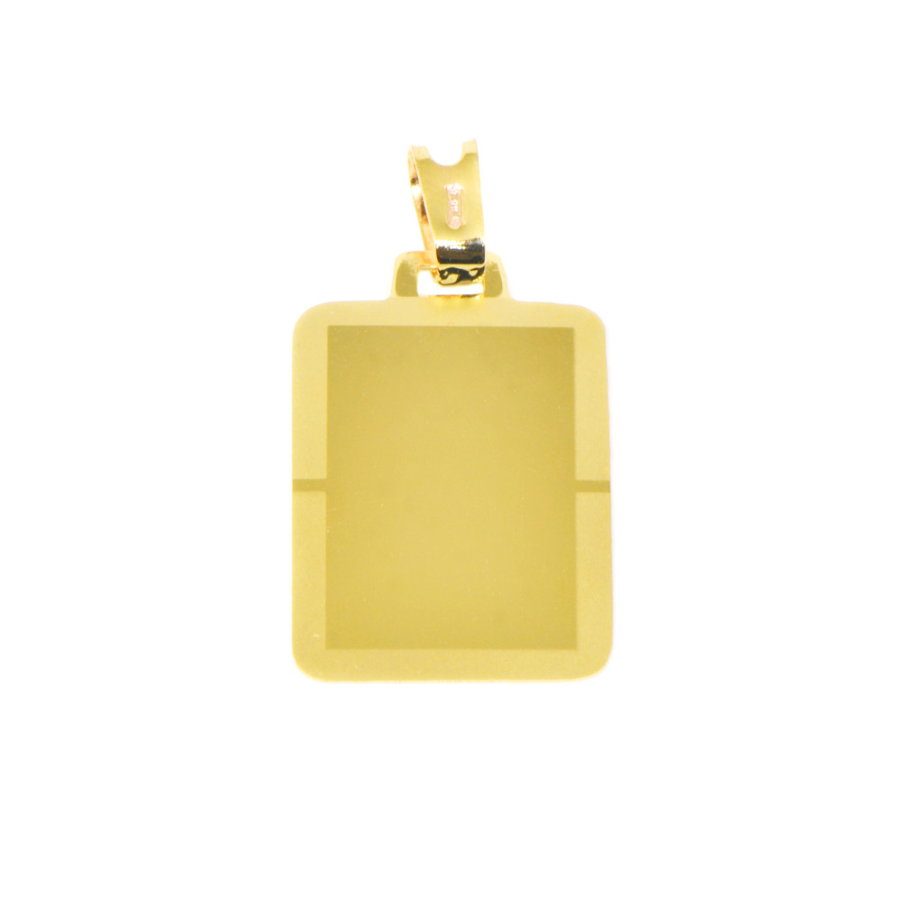 placa oro 18 klts brillantor/mat