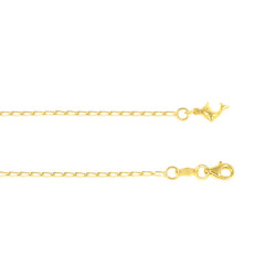 Pulsera tobillera oro amarillo 18 kts delfín