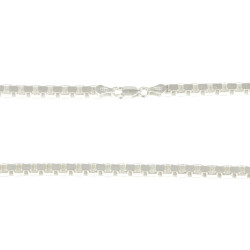 Cadena forçada de plata