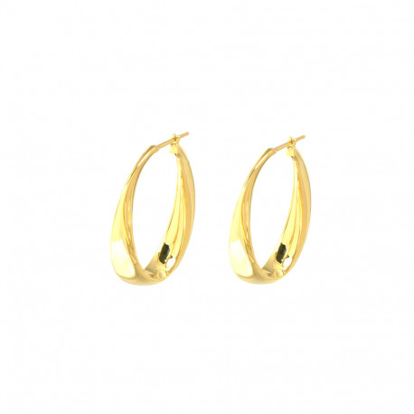 Pendientes oro amarillo 18 kts aro