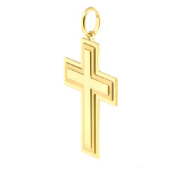 Cruz oro 18 kts lisa