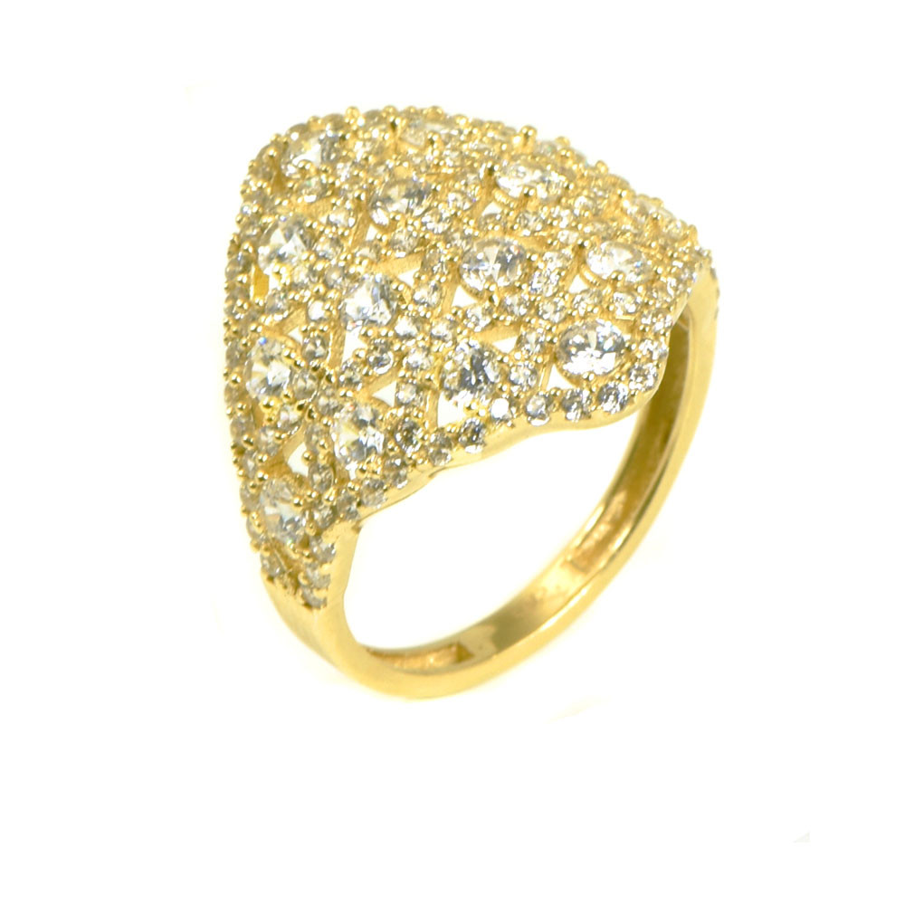 Anillo oro 18 kilates circonitas