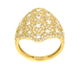 Anillo oro 18 kilates circonitas
