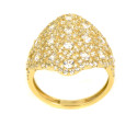Anillo oro 18 kilates circonitas