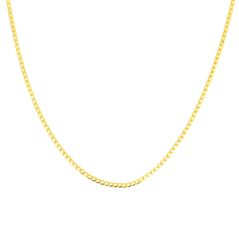 Cadena de oro 18 kts barbada maciza