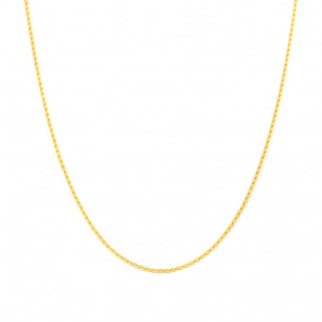 Cadena de oro Bilbao 18 kts maciza