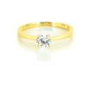 Anillo oro 18 kilates circonita