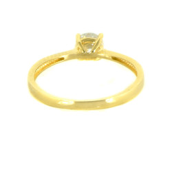 Anillo oro 18 kilates circonita