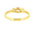 Anillo oro  18 kilates circonitas