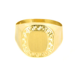Anillo oro  18 kilates sello