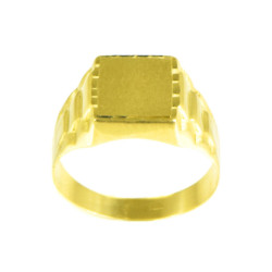 Anillo hombre oro  18 kilates sello