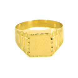 Anillo hombre oro  18 kilates sello