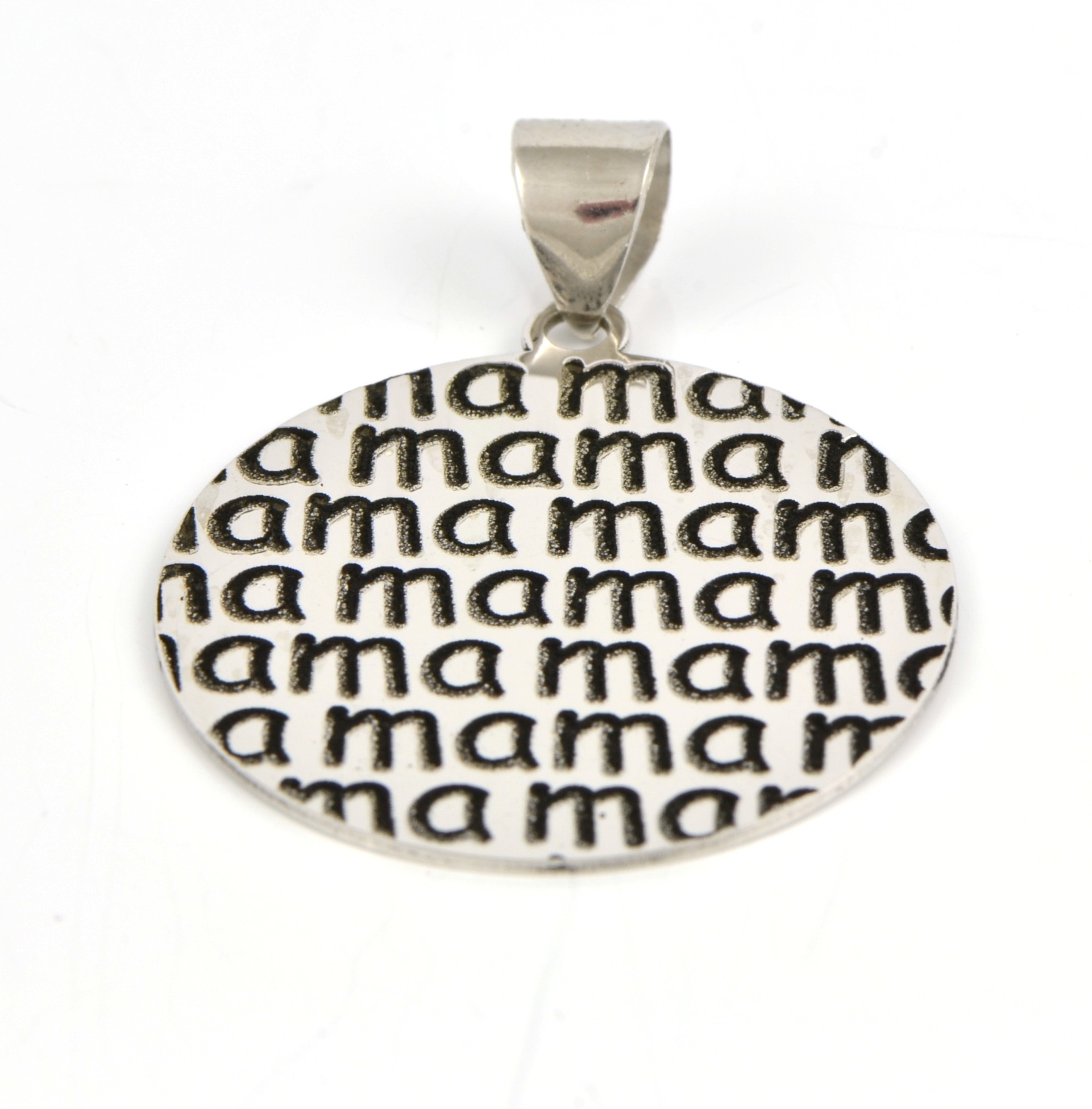 Colgante de plata madre