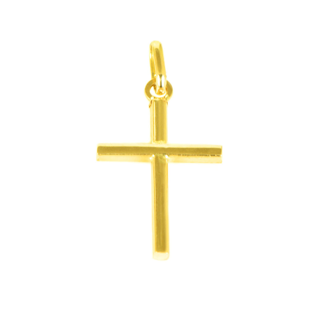 cruz de oro lisa