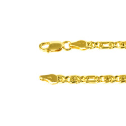 Pulsera oro 18 kts con placa