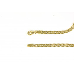 Pulsera oro 18 kts con placa