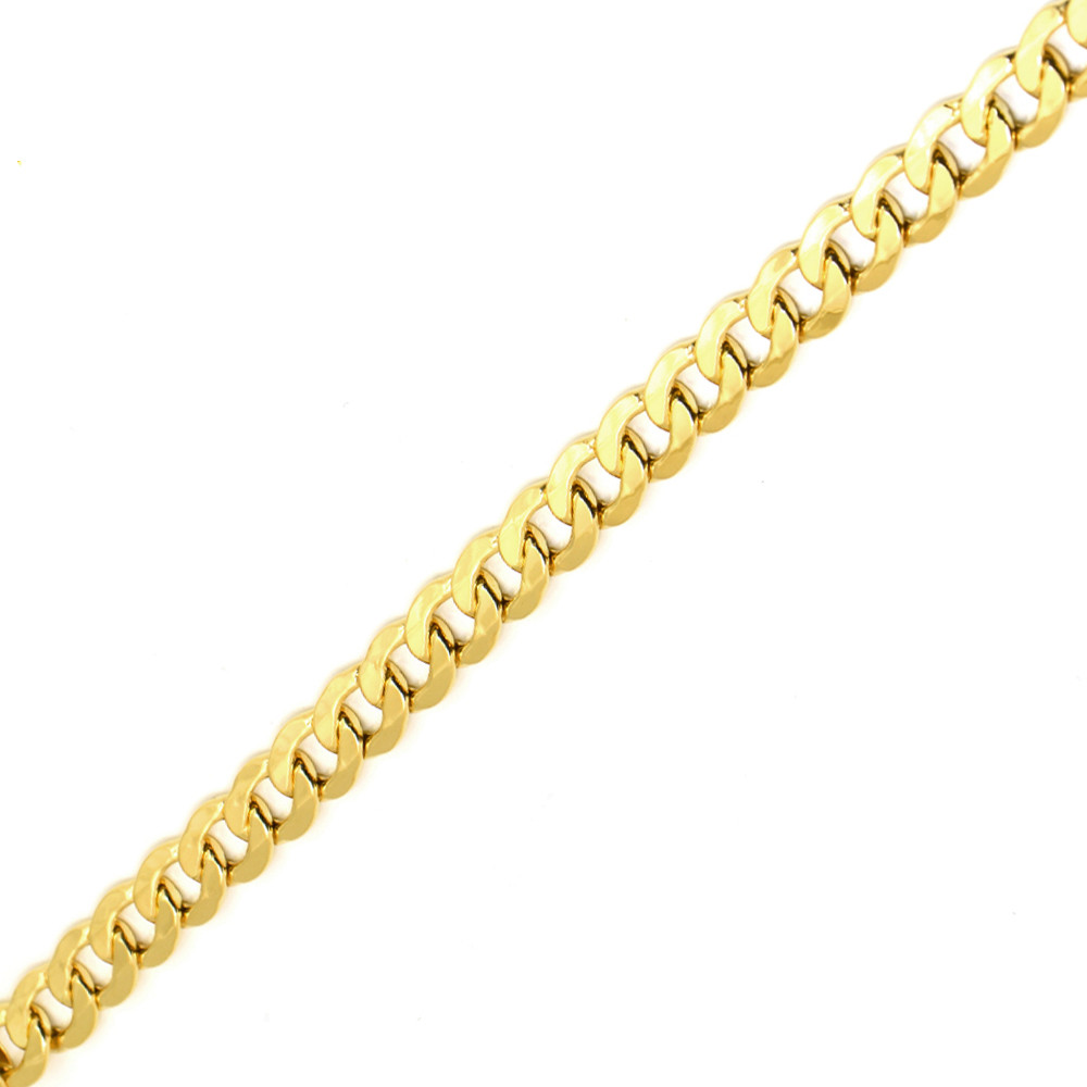 Pulsera oro 18 kts hombre barbada