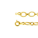Pulsera eslabones oro 18 klts
