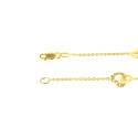 Pulsera oro 18 kts mujer corazones