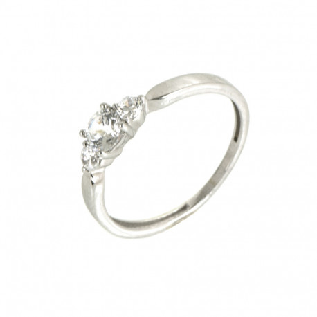 Anillo oro  18 kilates circonitas