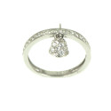 Anillo oro blanco 18 kilates circonitas