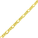 Pulsera oro 2x1 hombre18 kts