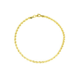 Pulsera oro 18 kts tipo cordón