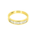 Anillo oro 18 kilates circonitas