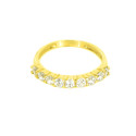 Anillo oro 18 kilates circonitas