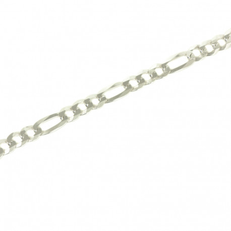 Pulsera maciza 3x1 de plata hombre